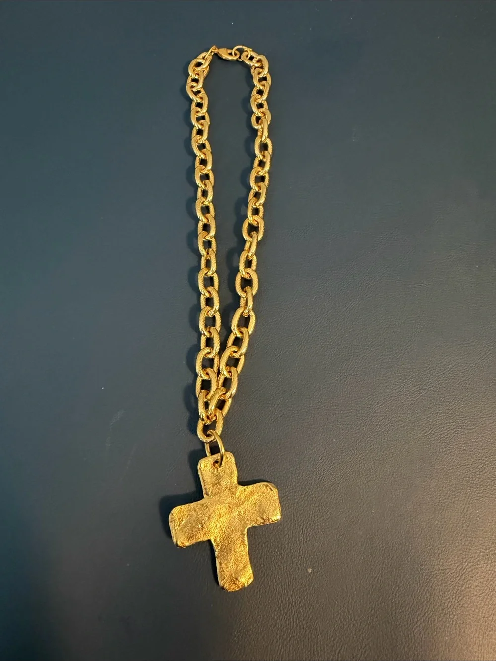 Susan Shaw - Cross Pendant Necklace (worn one time) - Picture 2 of 7
